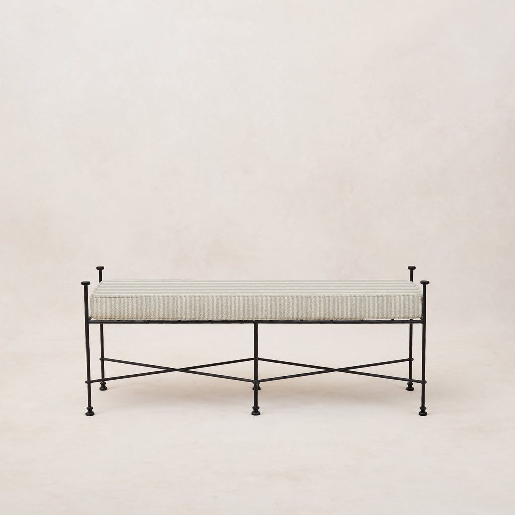 Banc d'extérieur Provence 48 - Structure noire