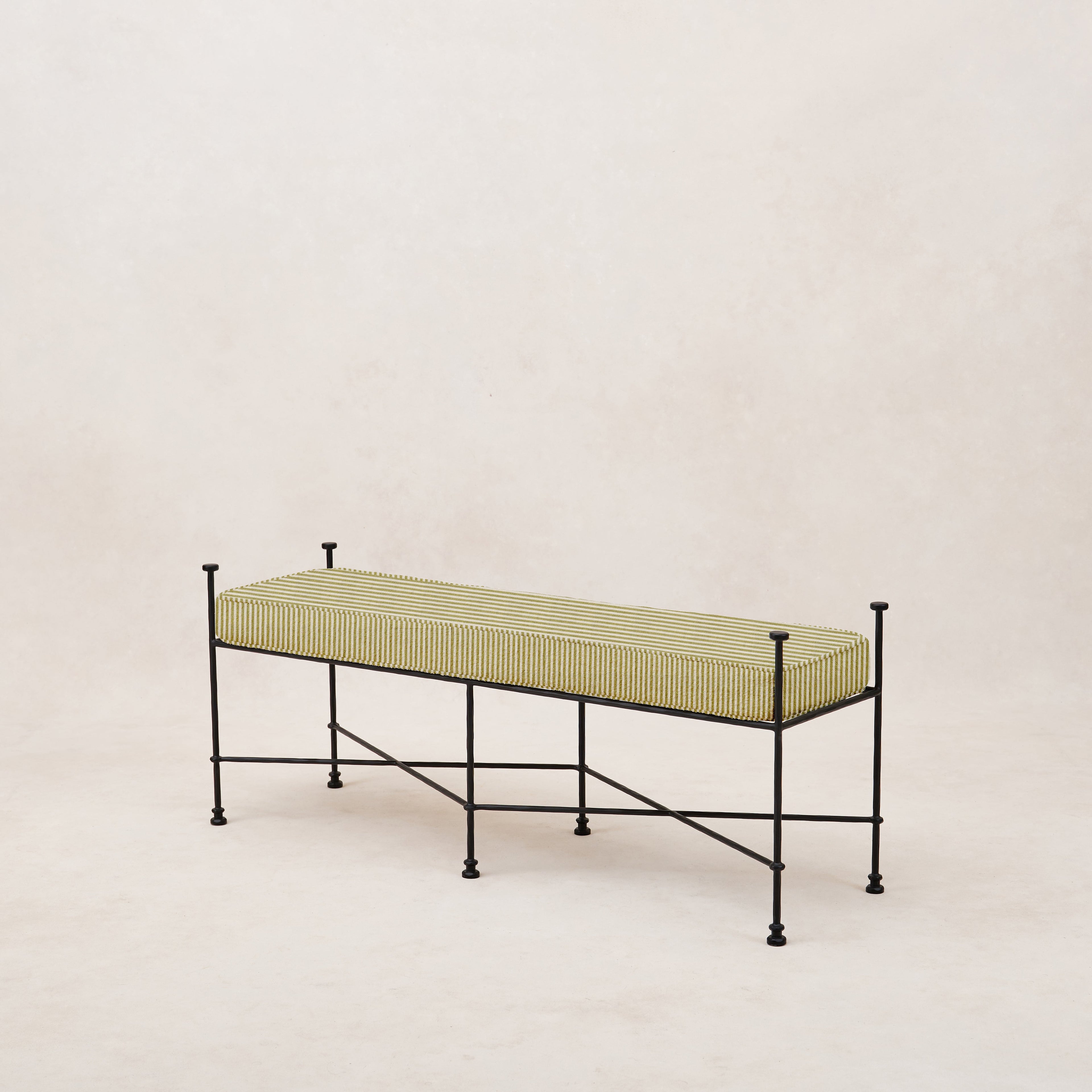 Banc d'extérieur Provence 48 - Structure noire