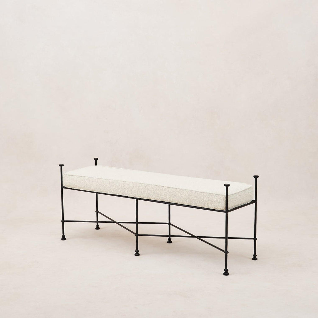 Banc d'extérieur Provence 48 - Structure noire