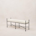 Banc d'extérieur Provence 48 - Structure noire