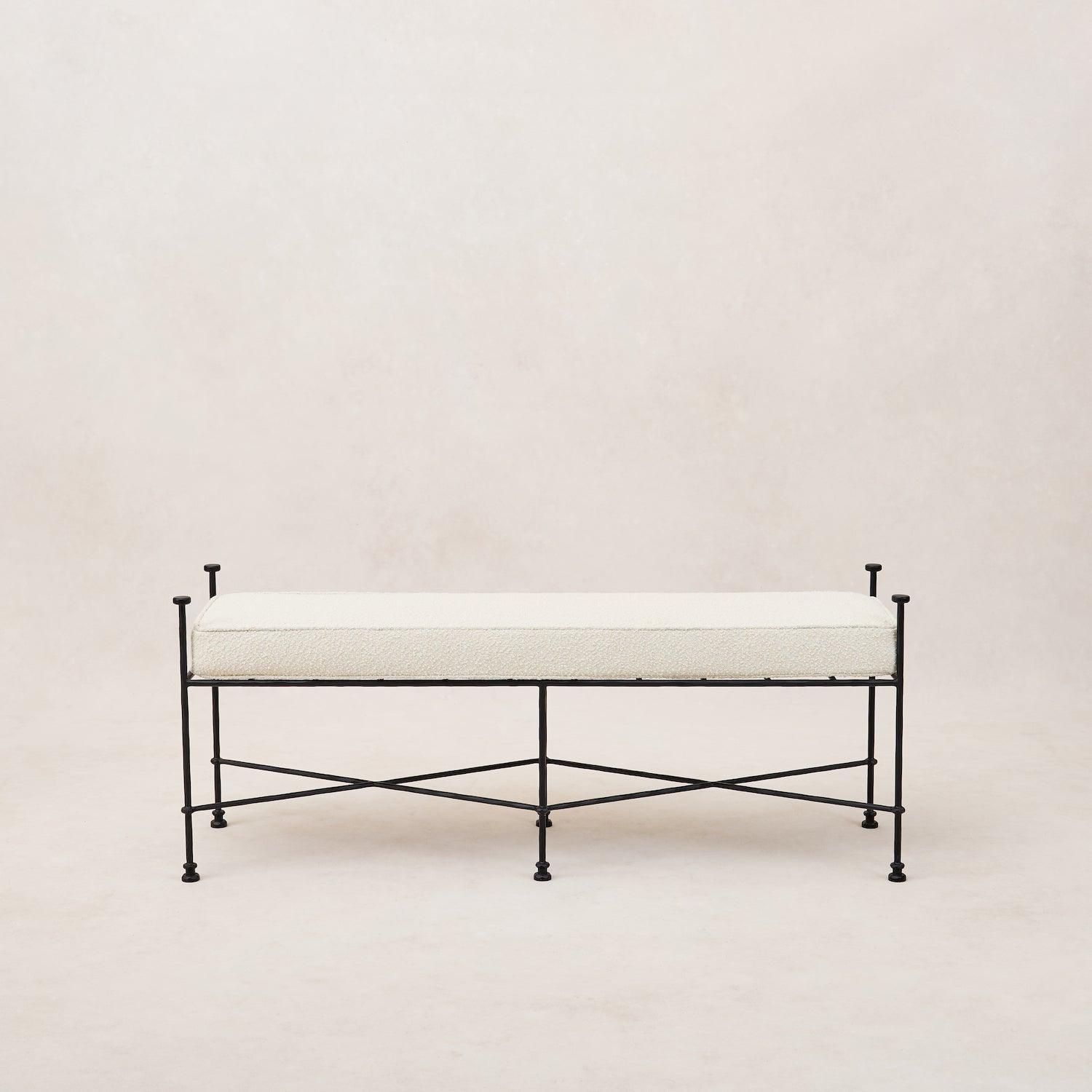 Banc d'extérieur Provence 48 - Structure noire