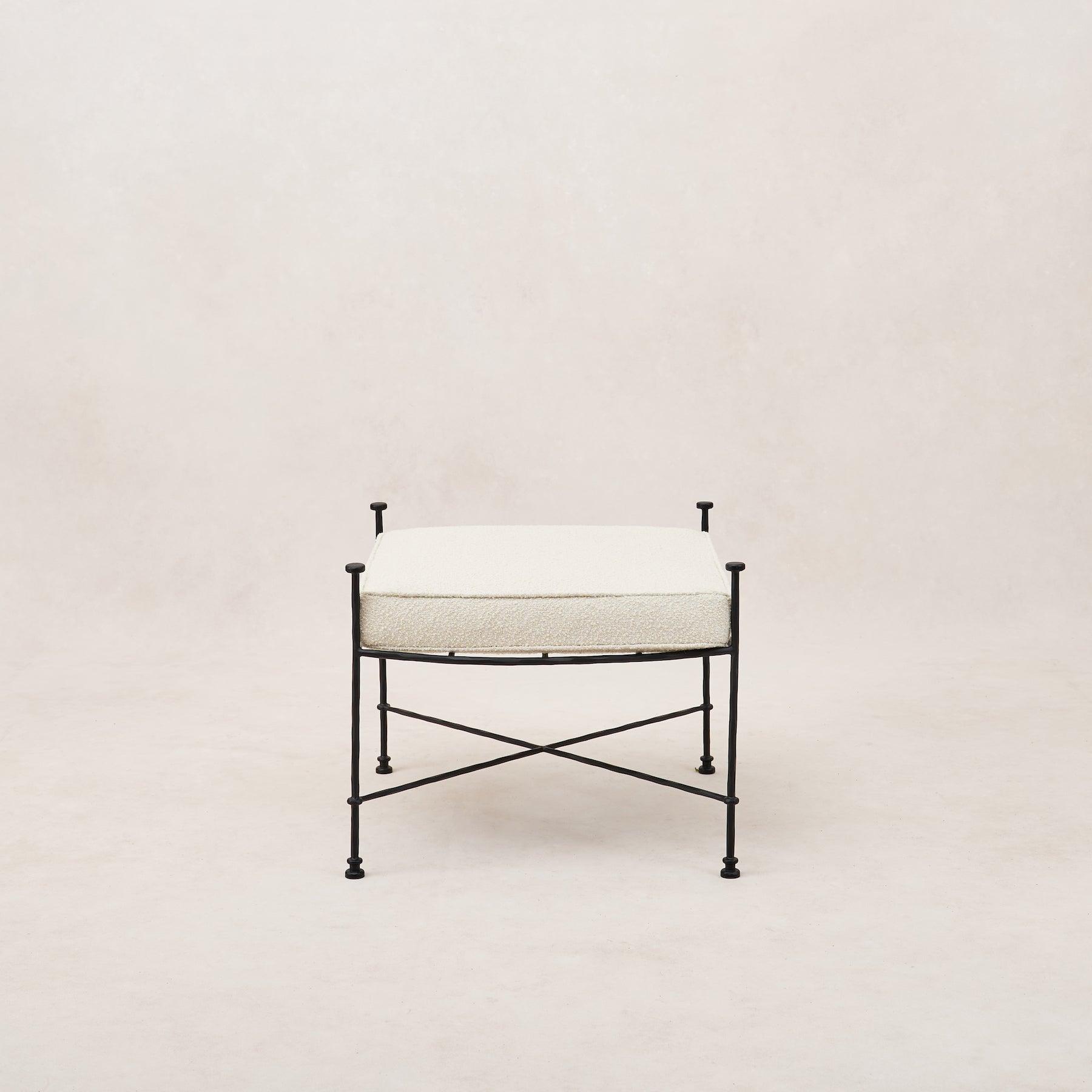 Repose-pieds d'extérieur Provence – Cadre noir
