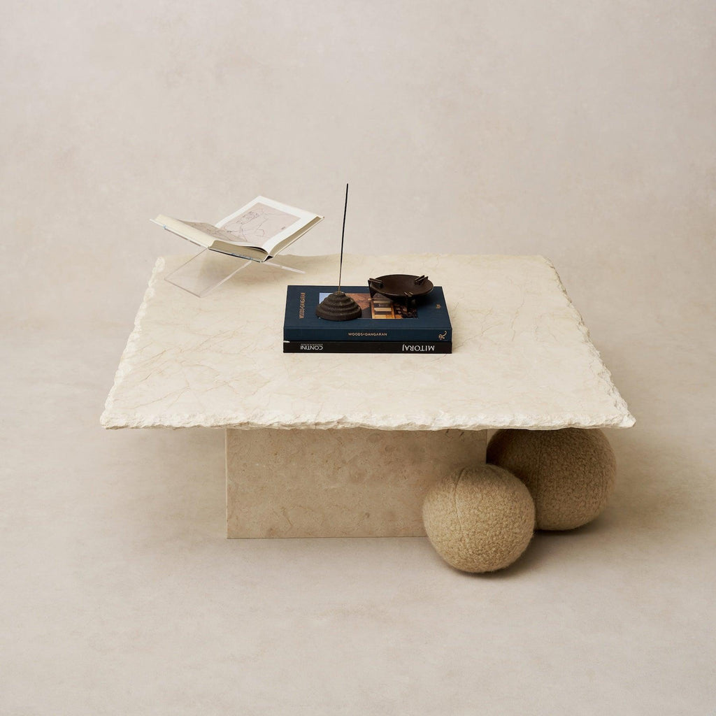 Table basse Sofita en marbre - Carrée