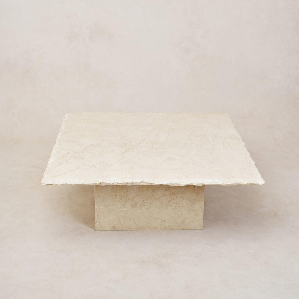 Table basse Sofita en marbre - Carrée
