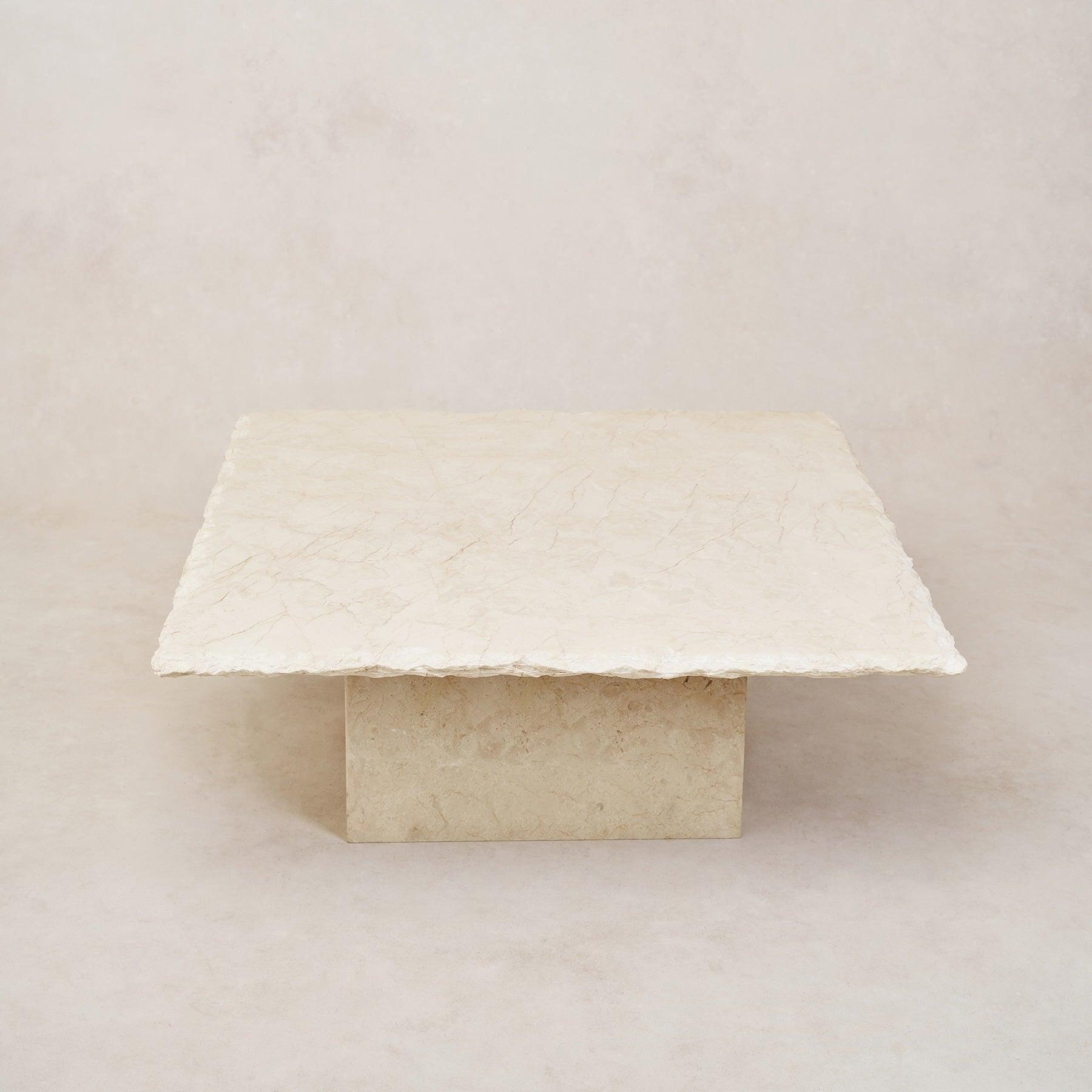 Table basse Sofita en marbre - Carrée