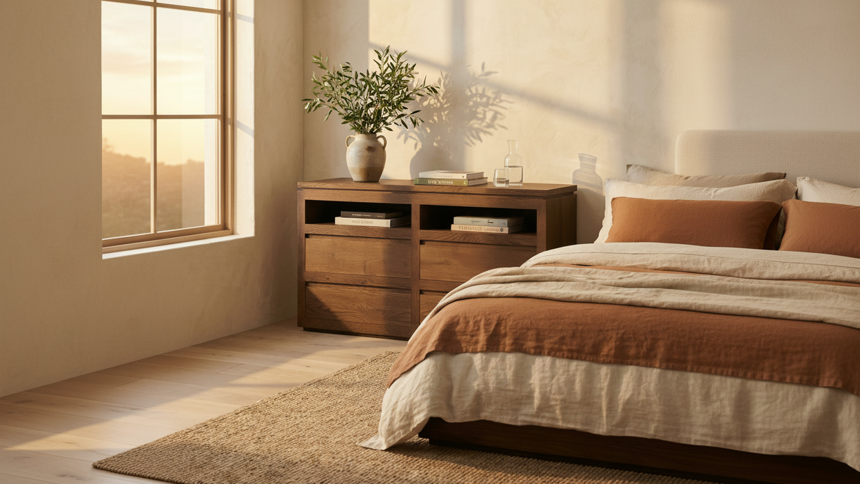 Commode en bois - Mocha