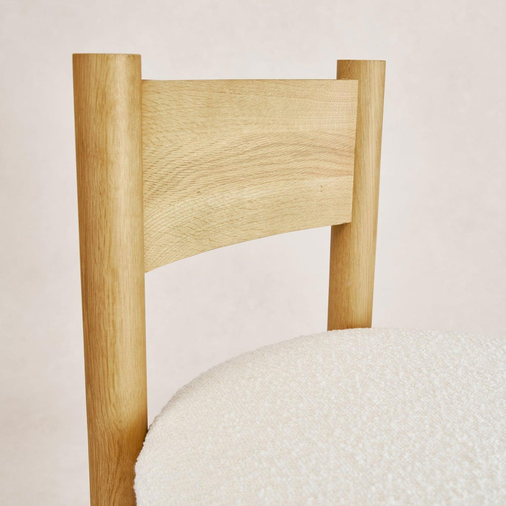 Tabouret de comptoir Teddy - Chêne chaud