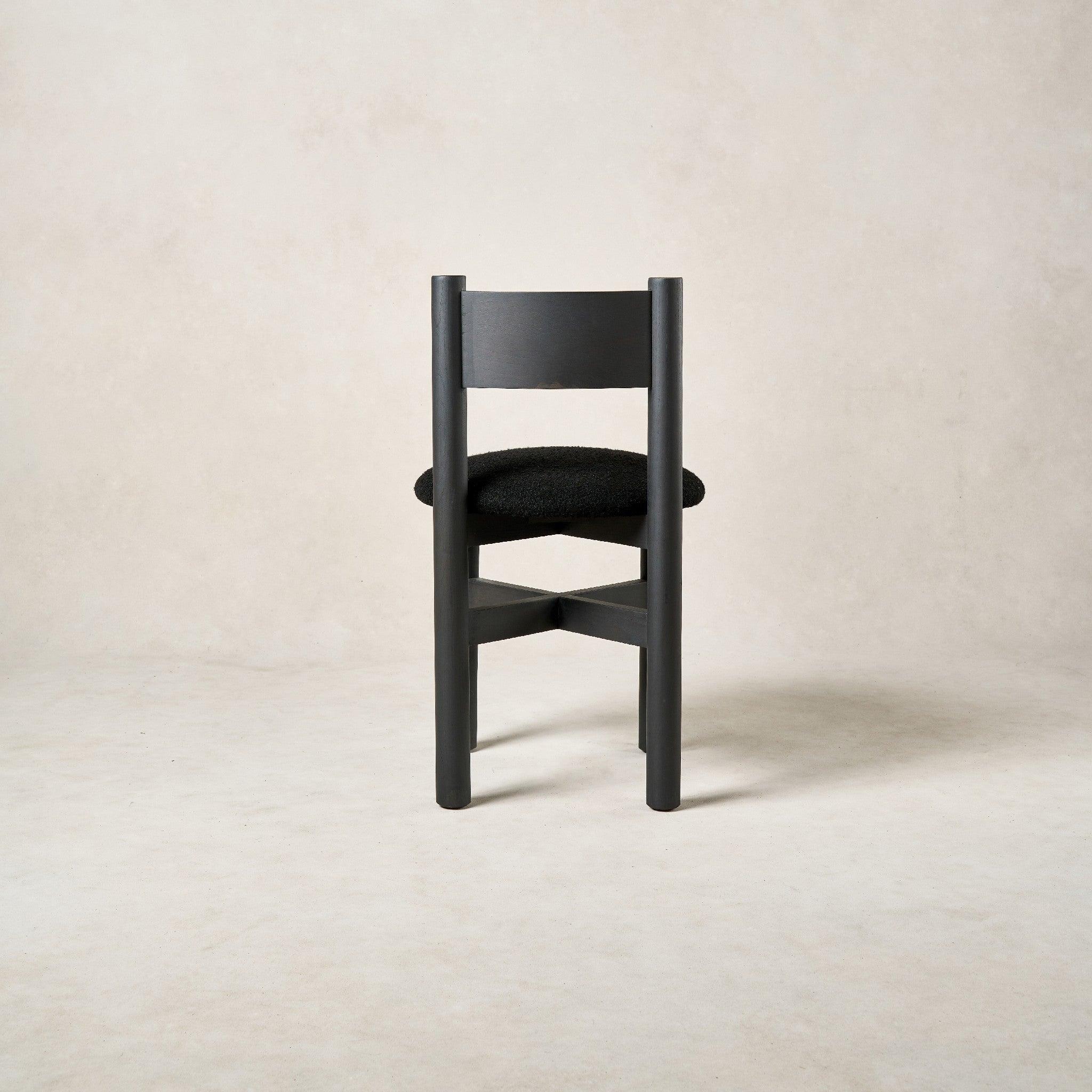 Chaise de salle à manger Teddy - Noire