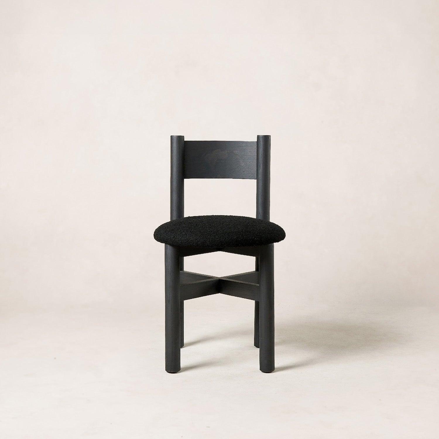 Chaise de salle à manger Teddy - Noire