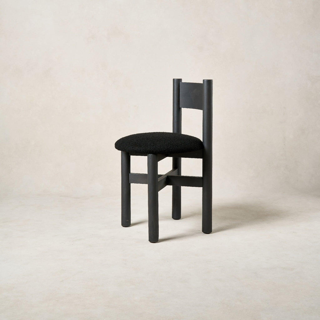 Chaise de salle à manger Teddy - Noire