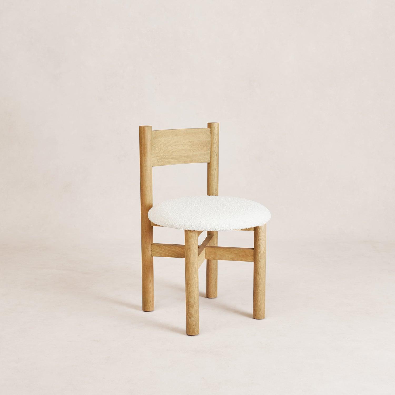 Chaise de salle à manger Teddy - Chêne chaud
