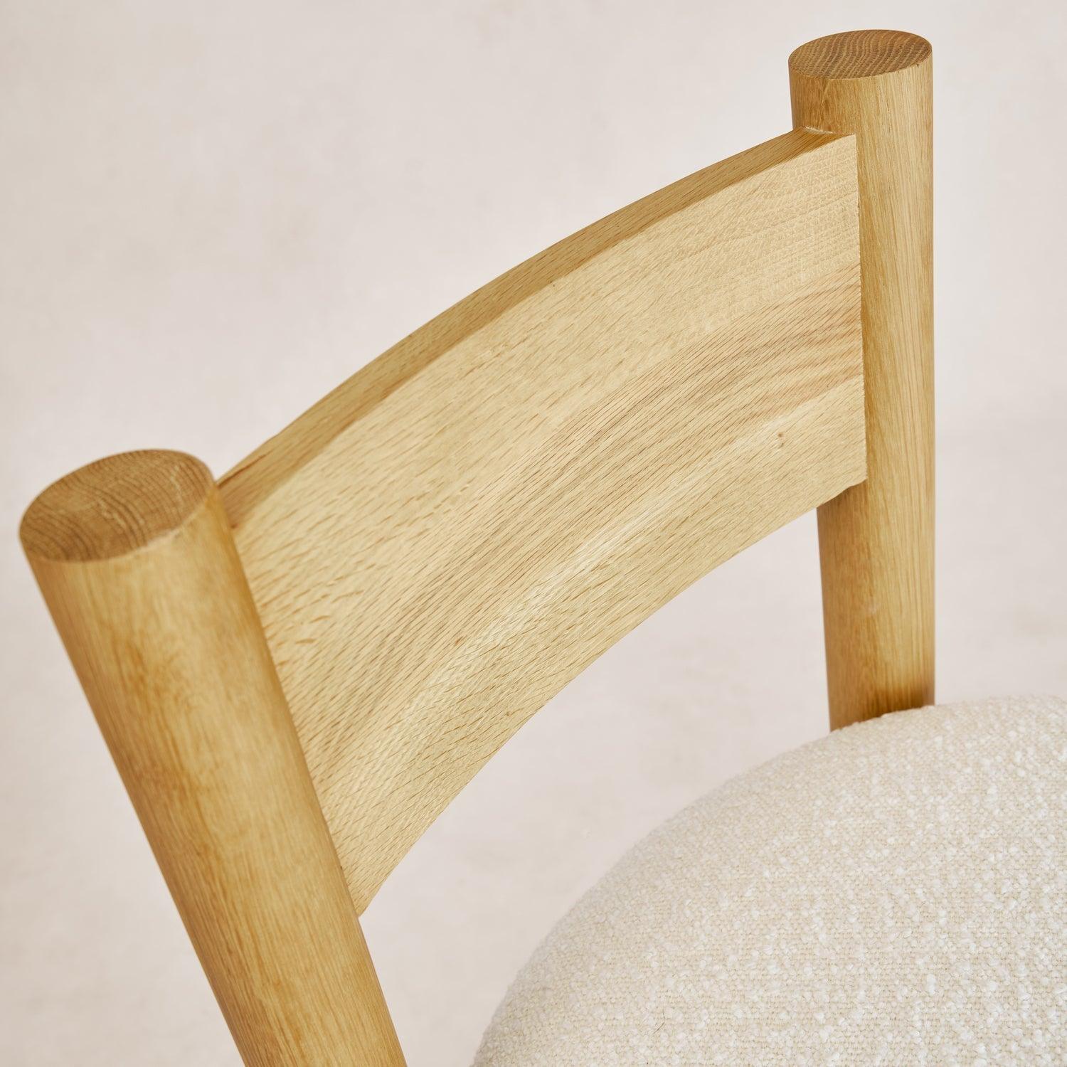 Chaise de salle à manger Teddy - Chêne chaud