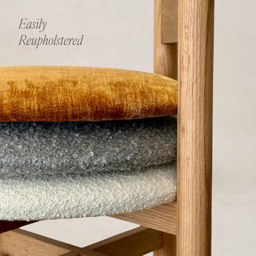 Tabouret de comptoir Teddy - Chêne chaud