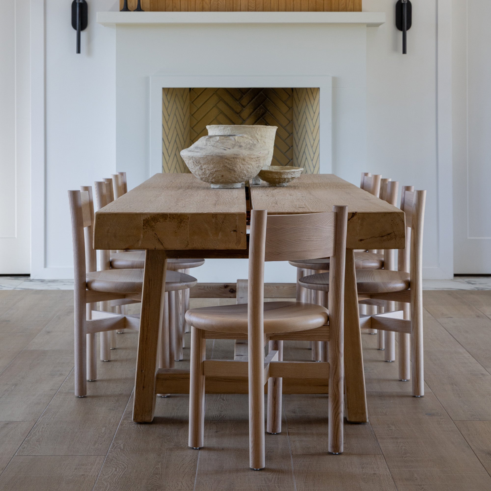 Chaise de salle à manger Teddy en bois - Naturel