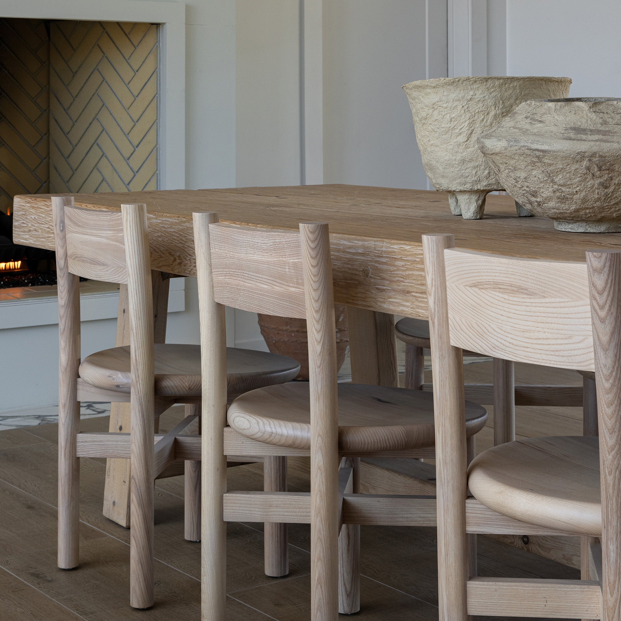 Chaise de salle à manger Teddy en bois - Naturel