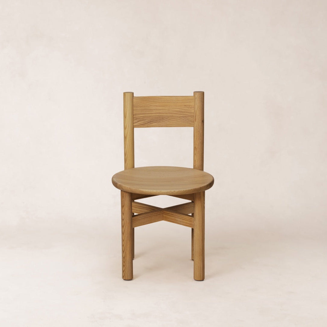 Chaise de salle à manger Teddy en bois - Chêne chaud