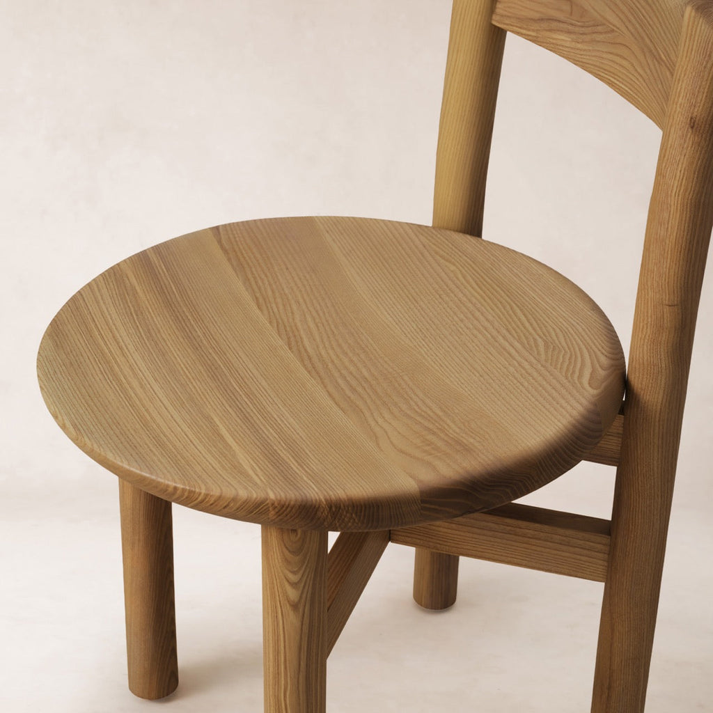 Chaise de salle à manger Teddy en bois - Chêne chaud
