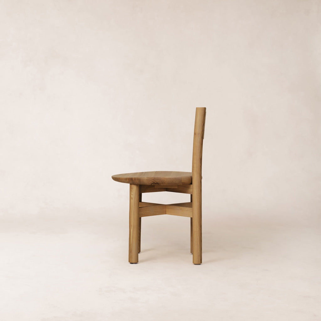 Chaise de salle à manger Teddy en bois - Chêne chaud