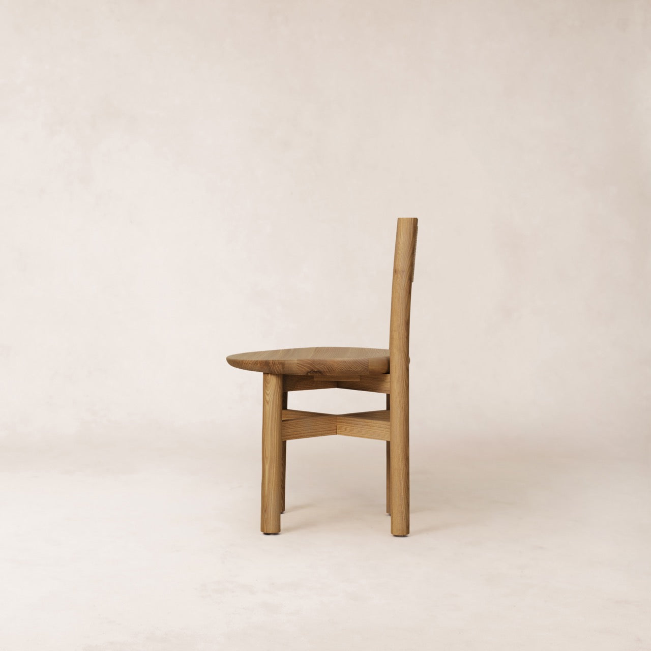 Chaise de salle à manger Teddy en bois - Chêne chaud