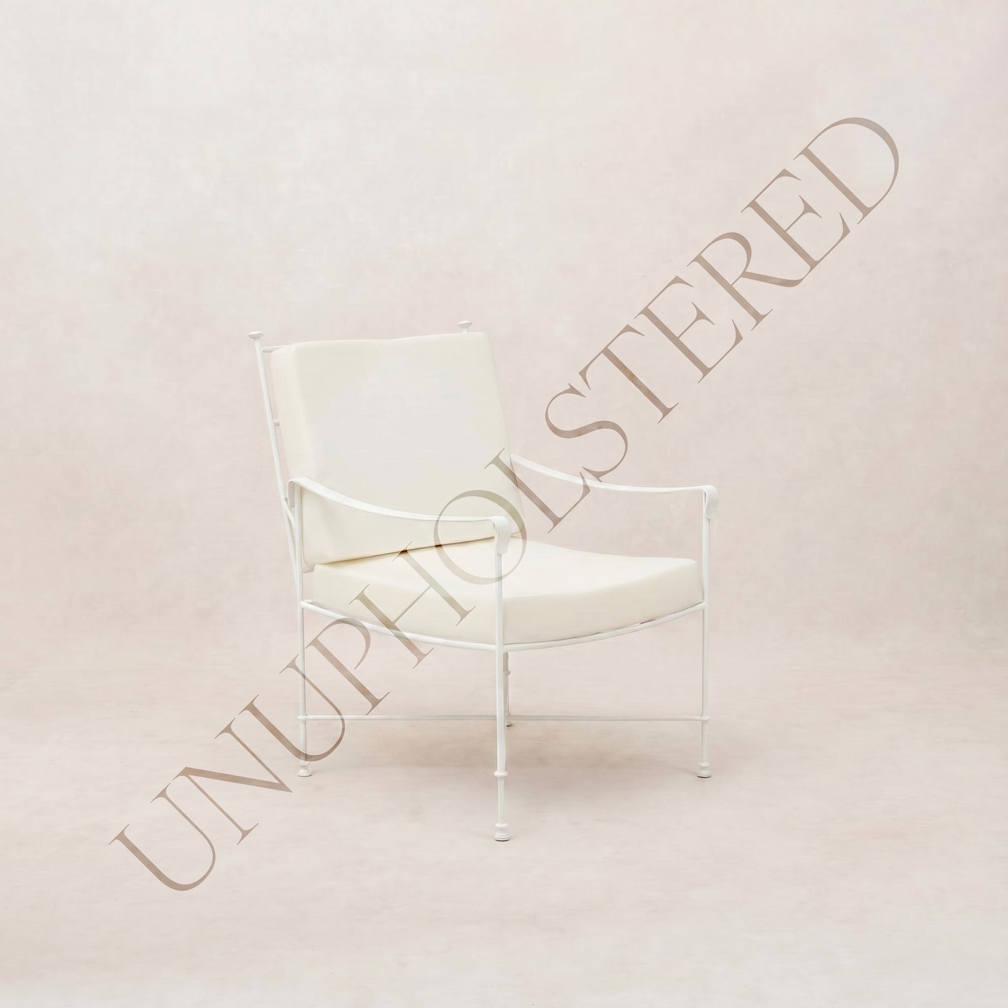 Chaise de salle à manger/salon de jardin Provence - Cadre blanc