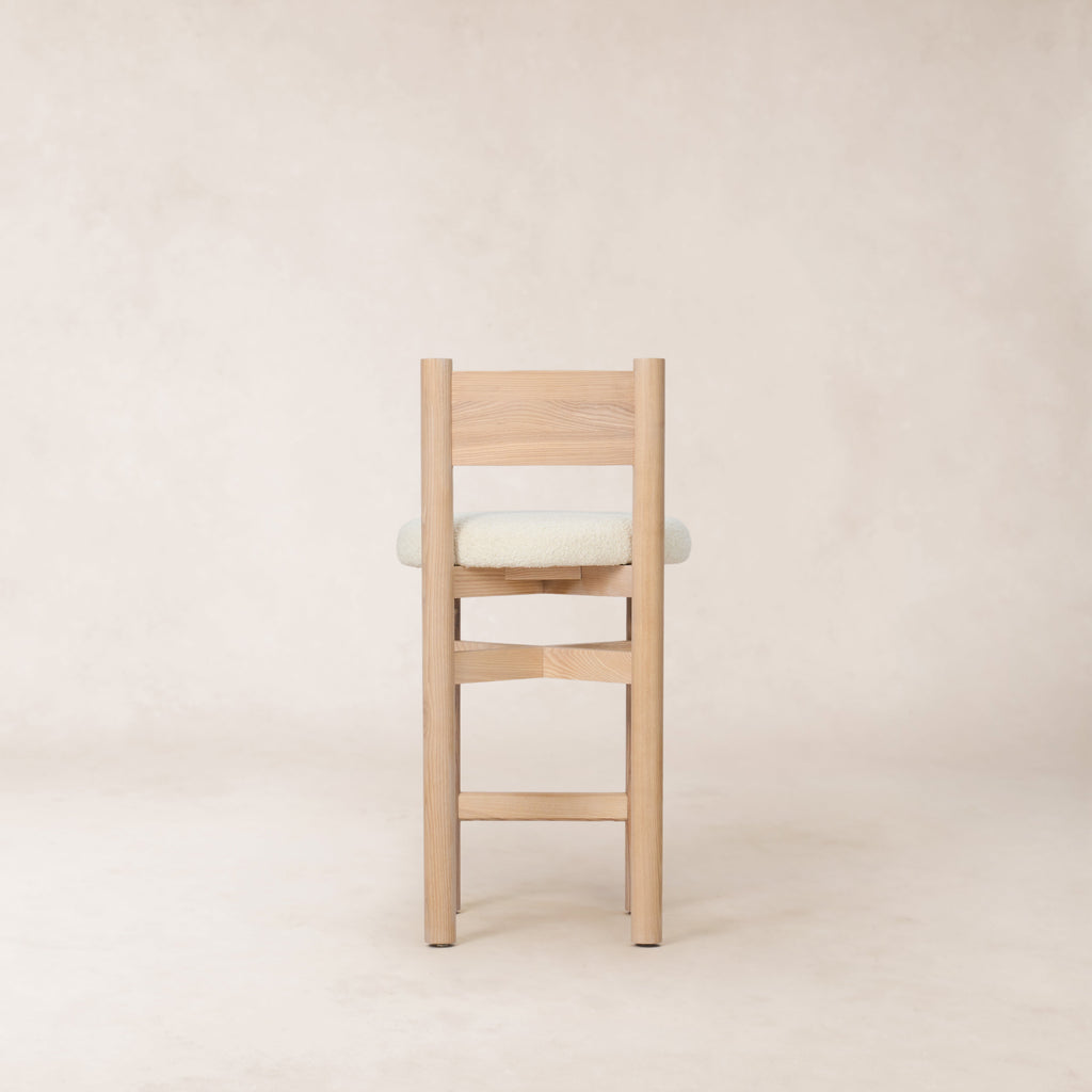 Tabouret haut Teddy - Naturel