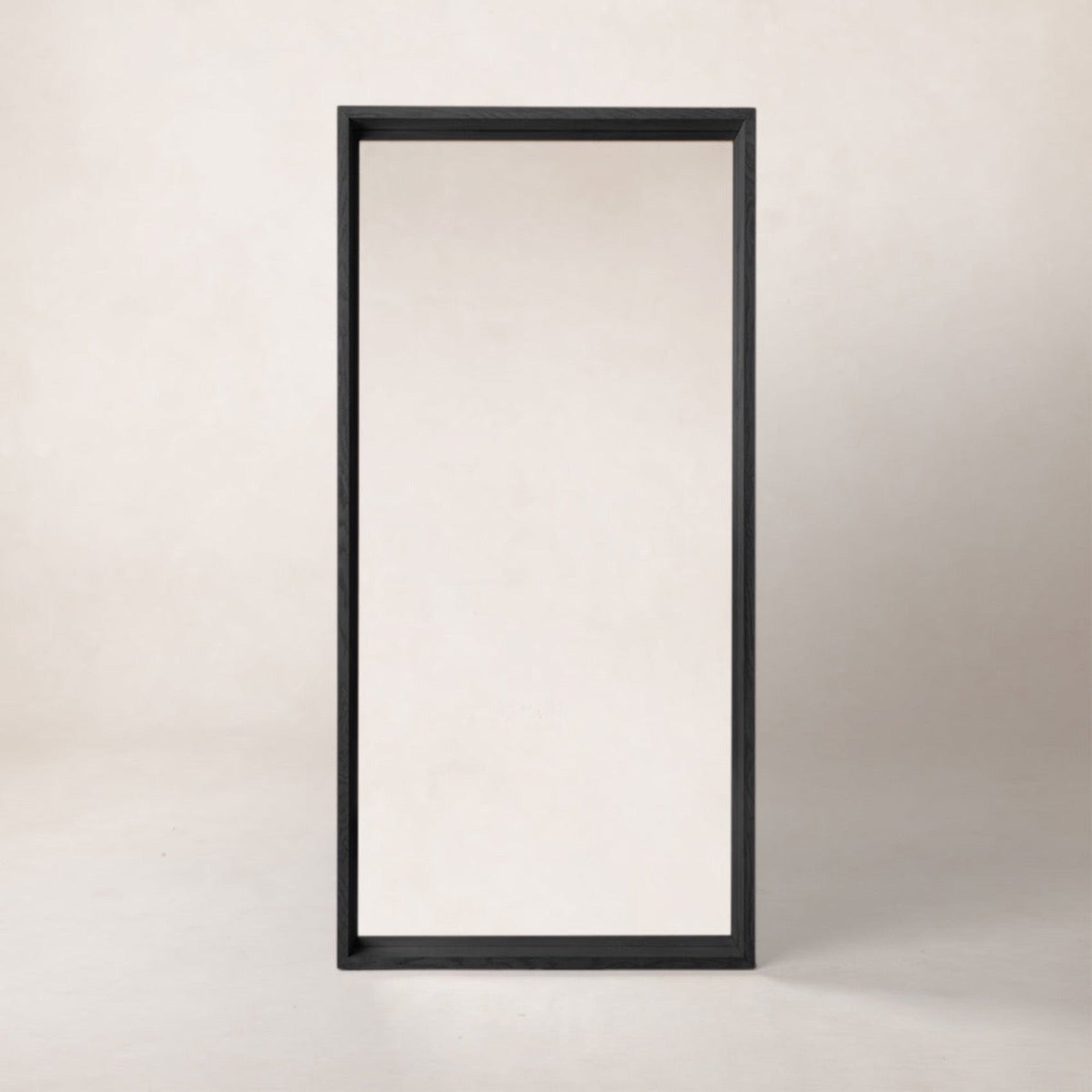 Miroir sur pied Ojai - Charbon de bois
